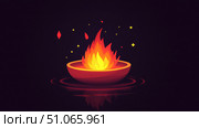 containment floating fire ai generated. Стоковое AI-изображение, AI-художник Vectorwin / Фотобанк Лори
