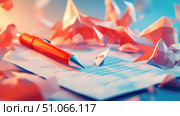 obsolescence collapsing pen and paper ai generated. Стоковое AI-изображение, AI-художник Vectorwin / Фотобанк Лори
