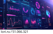 analytics replicating crm dashboard ai generated. Стоковое AI-изображение, AI-художник Vectorwin / Фотобанк Лори