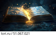 transformative illuminating book ai generated. Стоковое AI-изображение, AI-художник Vectorwin / Фотобанк Лори