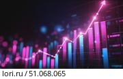Insights on market trends and analytics in finance with colorful data visualization. Стоковое AI-видео, аниматор Сергей Толмачёв / Фотобанк Лори