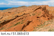 Martian landscape of Fairytale Canyon (Canyon Skazka) Стоковое фото, фотограф Юлия Белоусова / Фотобанк Лори