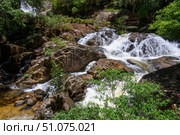 Datanla Waterfall in Dalat among the green rainforests in Southeastern Vietnam. Стоковое фото, фотограф Сергей Фролов / Фотобанк Лори