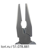 Плоскогубцы на белом фоне. Pliers on a white background. Стоковое фото, фотограф Татьяна Д / Фотобанк Лори