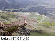 View of Cherek gorge in the Caucasus mountains. Стоковое фото, фотограф Юлия Белоусова / Фотобанк Лори