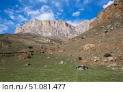 View of Caucasus mountains. Стоковое фото, фотограф Юлия Белоусова / Фотобанк Лори