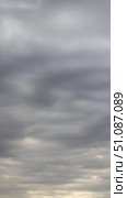 Beautiful dark dramatic sky with stormy clouds before rain or snow. Thunderstorm heaven landscape. Timelapse. Стоковое фото, фотограф Feruza Tashmetova / Фотобанк Лори