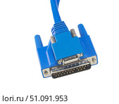Компьютерные кабели для подключения периферии на белом фоне. Computer cables for connecting peripherals on a white background. Стоковое фото, фотограф Татьяна Д / Фотобанк Лори