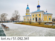 Село Суерка. Церковь во имя преподобного Серафима Саровского и Чудотворного образа Смоленской иконы Божией матери. Тюменская область (2018 год). Стоковое фото, фотограф Александр Тараканов / Фотобанк Лори