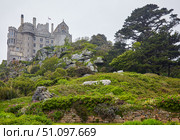 The Garden Terraces of St Michael's Mount. Cornwall. England. United Kingdom (2009 год). Стоковое фото, фотограф Сергей Пристяжнюк (Serg Zastavkin) / Фотобанк Лори