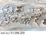 Carbonate travertines the natural pools during. Turkey. Стоковое фото, фотограф Яков Филимонов / Фотобанк Лори