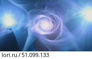 Witness the mesmerizing dance of bright energy swirls in the depths of the universe. Стоковое AI-видео, аниматор Данила Большаков / Фотобанк Лори