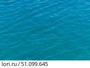 Blue turquoise sea water background. Aerial view. Стоковое фото, фотограф Анастасия Мерчик / Фотобанк Лори