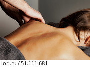 Relieving Tension Exploring Shoulder Muscles Through Massage Therapy. Стоковое фото, фотограф Aleksandr Golubev / Фотобанк Лори