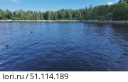 Vyborg Bay in Monrepos Park in Vyborg. Стоковое видео, видеограф Наталия Попова / Фотобанк Лори