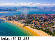 Spanish port city Santander. Стоковое фото, фотограф Яков Филимонов / Фотобанк Лори