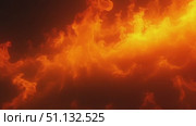 Абстрактное пламя в ярких оранжево-красных тонах / Abstract fiery flames in vibrant orange and red hues. Стоковое AI-видео, аниматор DeFusum / Фотобанк Лори