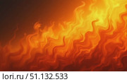 Абстрактные огненные узоры в динамичном движении / Abstract flame patterns with fiery colors in dynamic motion. Стоковое AI-видео, аниматор DeFusum / Фотобанк Лори