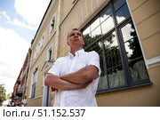 Standing Tall on a Summer Afternoon in Vilnius, Lithuania. Стоковое фото, фотограф Aleksandr Golubev / Фотобанк Лори