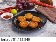 Fried potato crispy golden hash brown. Стоковое фото, фотограф Андрей Старостин / Фотобанк Лори
