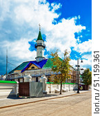 Мечеть аль-Марджани. Улица Каюма Насыри. Город Казань (2024 год). Стоковое фото, фотограф Макаров Алексей / Фотобанк Лори