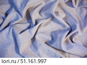 Grey textured weave linen. Стоковое фото, фотограф Наталия Кирсанова / Фотобанк Лори