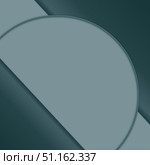 Abstract background with geometric shapes in the form of a semicircle and rectangle with a green gradient for postcards, websites, invitations. Стоковая иллюстрация, иллюстратор Marina Blazarenko / Фотобанк Лори