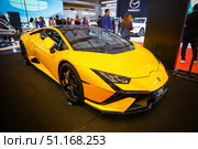 Lamborghini Huracan LP 640-2 Tecnica. Редакционное фото, фотограф Art Konovalov / Фотобанк Лори