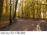 Золотая осень в парке Царицыно. Редакционное фото, фотограф Андрей Иванов / Фотобанк Лори