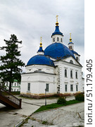 Иоанно-Введенский Междугорский женский монастырь. Храм Рождества Иоанна Предтечи и Крестителя Господня. Поселок Прииртышский. Тюменская область. Стоковое фото, фотограф Александр Тараканов / Фотобанк Лори