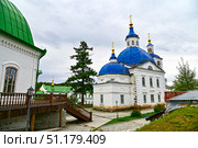 Иоанно-Введенский Междугорский женский монастырь. Храм Рождества Иоанна Предтечи и Крестителя Господня. Поселок Прииртышский. Тюменская область. Стоковое фото, фотограф Александр Тараканов / Фотобанк Лори