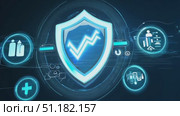 This content highlights essential cybersecurity measures and effective digital safety protocols implemented in 2023. Стоковое AI-видео, аниматор Данила Большаков / Фотобанк Лори