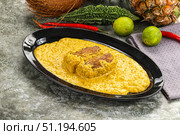 Indian cuisine - Malai kofta with gravy. Стоковое фото, фотограф Андрей Старостин / Фотобанк Лори