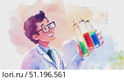 Experience the joy of creating vibrant watercolor art in a cozy studio filled with sunshine and creativity during the afternoon hours. Стоковое AI-видео, аниматор Данила Большаков / Фотобанк Лори
