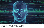 A deep dive into how technology influences youth culture, showcasing digital identities in a futuristic environment filled with data visualizations. Стоковое AI-видео, аниматор Данила Большаков / Фотобанк Лори