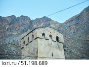 Eltuby, Russia. - October 08, 2023: The Ancestral Watchtower. Kabardino-Balkarian Republic. Редакционное фото, фотограф Наталия Кирсанова / Фотобанк Лори