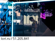 Фасад здания корпусов научно-исследовательского кластера Московского государственного технического университета (МГТУ) имени Н.Э. Баумана в городе Москве, Россия. Редакционное фото, фотограф Николай Винокуров / Фотобанк Лори