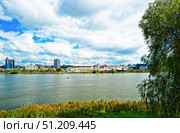 Озеро Нижний Кабан. Город Казань (2024 год). Редакционное фото, фотограф Макаров Алексей / Фотобанк Лори