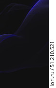 Vertical Elegant Blue Animation of Fiery Waves on Dark Background. Стоковая анимация, аниматор Mihail Mihaylov / Фотобанк Лори