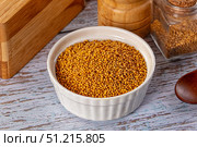 Raw dry aroma flavour mustard seeds. Стоковое фото, фотограф Андрей Старостин / Фотобанк Лори