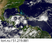 Hurricane Alex develops in the western Caribbean. Stocktrek Images, Inc./TASS (2011 год). Стоковое фото, агентство ТАСС / Фотобанк Лори