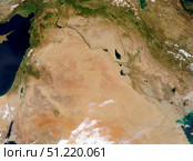 Satellite view of the Middle East Stocktrek Images, Inc./TASS (2003 год). Стоковое фото, агентство ТАСС / Фотобанк Лори