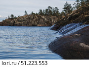 Ladoga skerries, stone islands on Lake Ladoga. Republic of Karelia, Russia. Стоковое фото, фотограф Photojuli / Фотобанк Лори