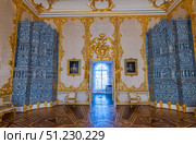 Portrait Hall of the Catherine Imperial Summer Palace. Редакционное фото, фотограф Михаил Аккуратoв / Фотобанк Лори