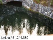 Russia. Summer landscape of the Ruskeala mountain park. The turquoise and marble canyon in summer. Russia, Republic of Karelia, village of Ruskeala. Стоковое фото, фотограф Photojuli / Фотобанк Лори