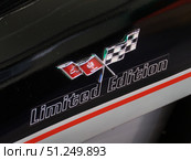 Limited Edition 1978 Chevrolet Corvette C3 Emblem. Редакционное фото, фотограф Sergakoff / Фотобанк Лори