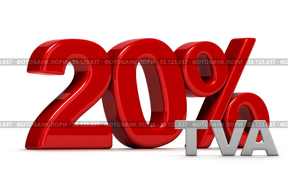 20 percent TVA. Стоковое фото, фотограф Olivier Le Moal / PantherMedia / Фотобанк Лори