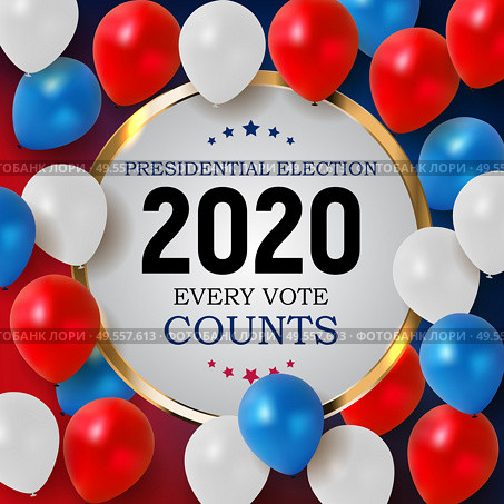 2020 United States of America Presidential Election Background. Vector Illustration EPS10. 2020 United States of America Presidential Election Background. Vector Illustration. Стоковая иллюстрация, агентство Ingram Publishing / Фотобанк Лори
