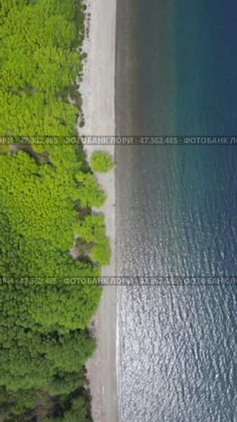 4K видео с дрона: пляж озера Науэль Уапи в Барилоче летом. Редакционное видео, видеограф Александр Сейгаров / Фотобанк Лори