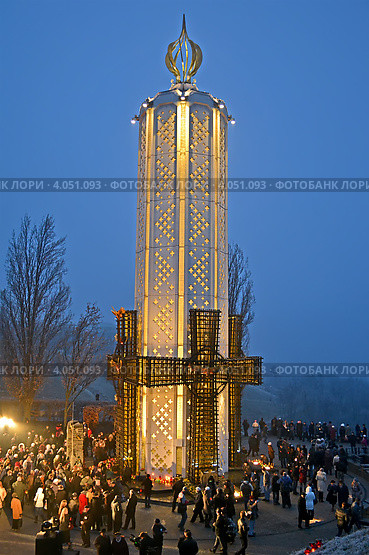 79-я годовщина голодомора на Украине (24 ноября 2012 г.) Редакционное фото, фотограф FMRU / Фотобанк Лори